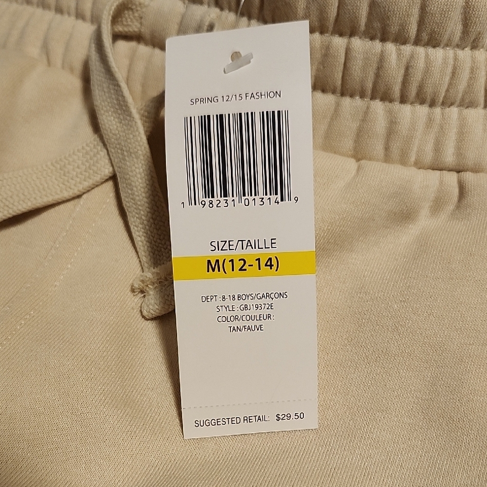 Guess Kids Tan Logo Shorts - Picture 2 of 4